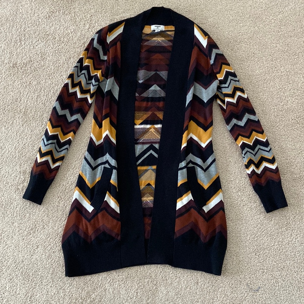 Missoni x target Chevron Knit Open Cardigan worn once. Very good quality